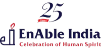 Enable India organization logo supporting disability inclusion and employment opportunities