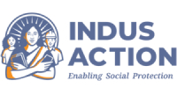 Indus Action logo supporting social protection and welfare access programmes for underserved communities